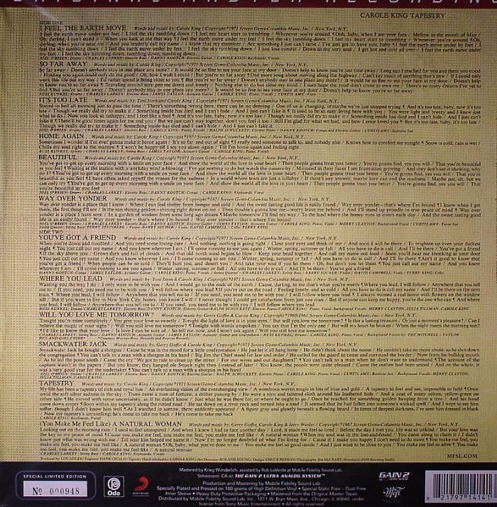 Carole KING Tapestry Vinyl at Juno Records.