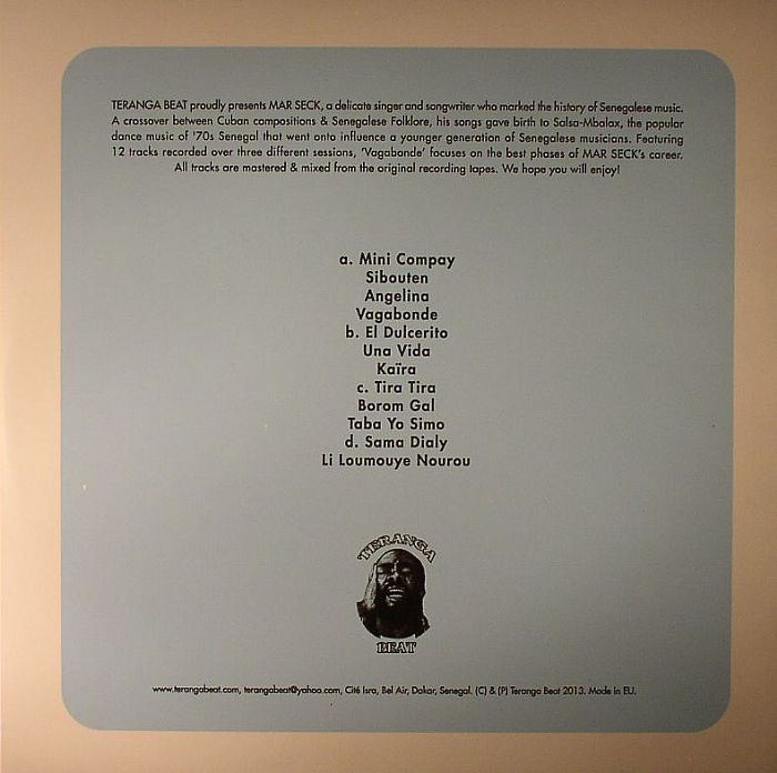 SECK, Mar - Vagabonde From Super Cap Vert To Number One: Unreleased Recordings 1969-1980