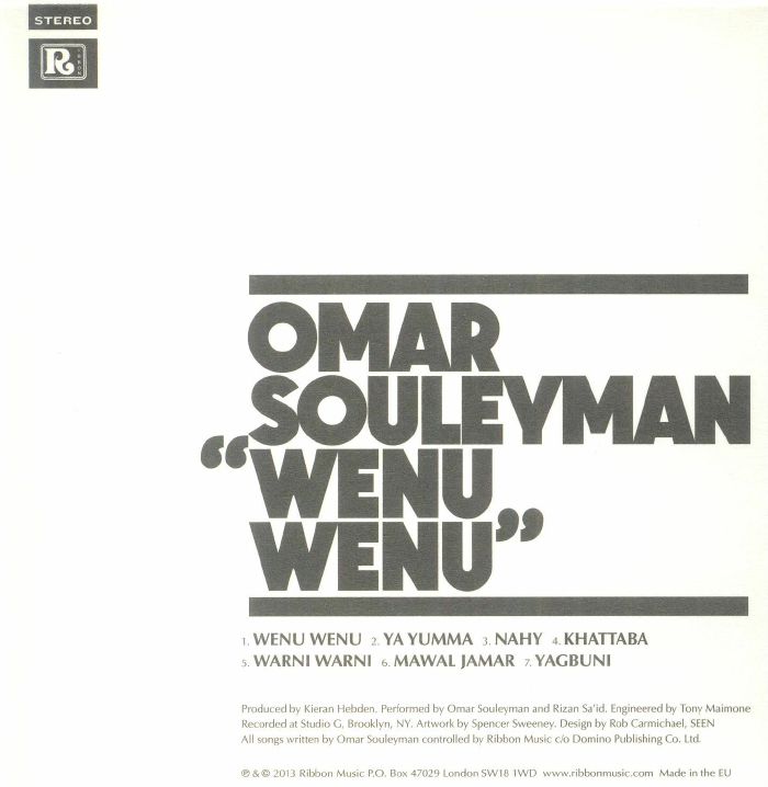 SOULEYMAN, Omar - Wenu Wenu