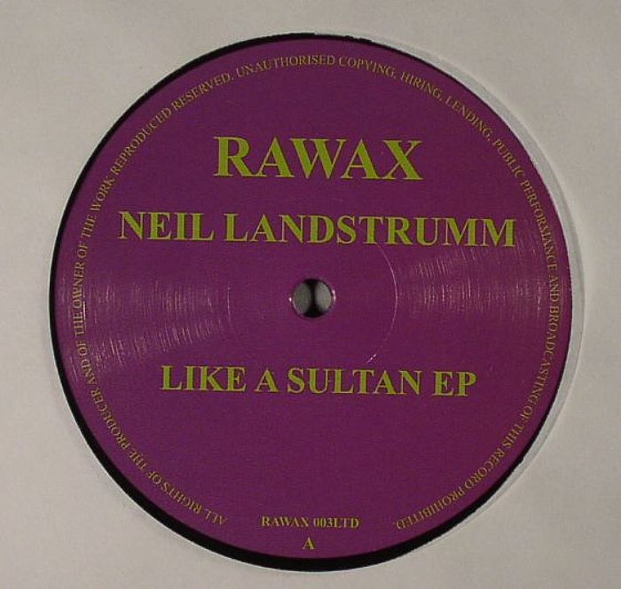 LANDSTRUMM, Neil - Like A Sultan EP