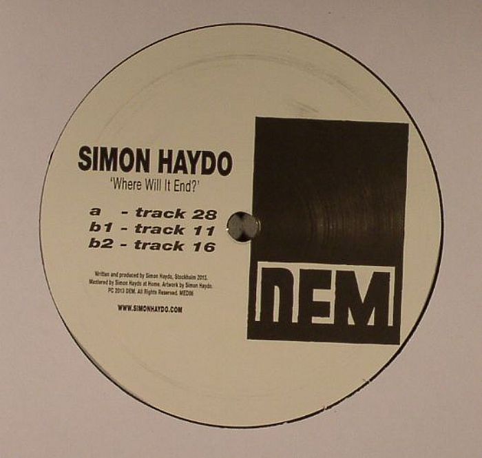 HAYDO, Simon - Where Will It End?