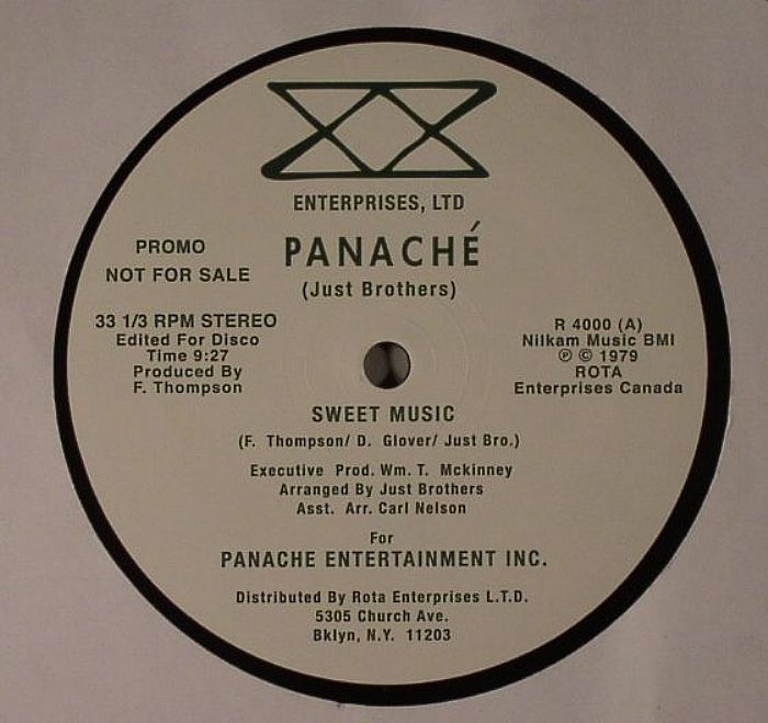 PANACHE (JUST BROTHERS) - Sweet Music