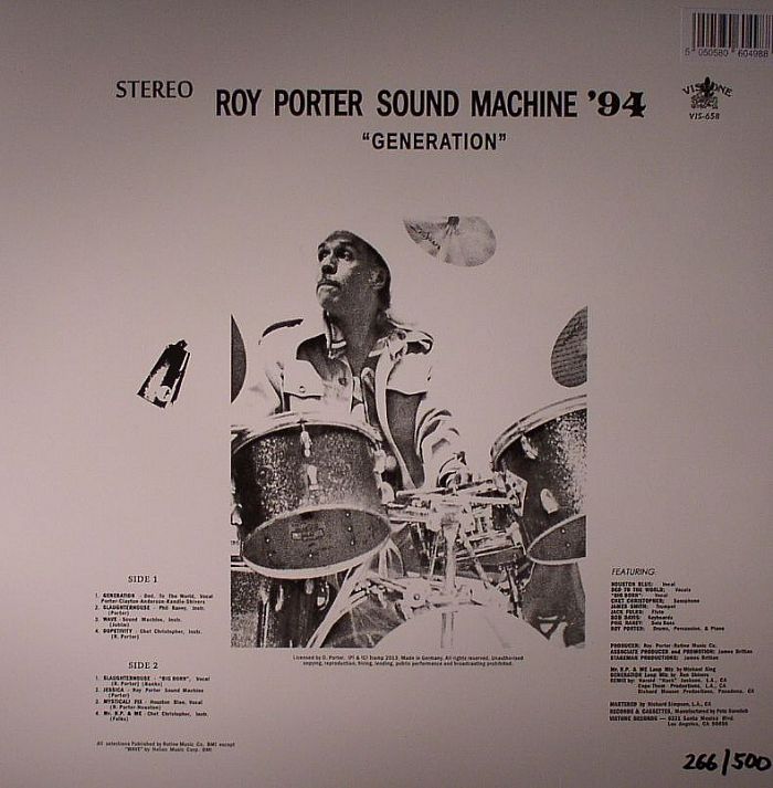 ROY PORTER SOUND MACHINE '94 - Generation 