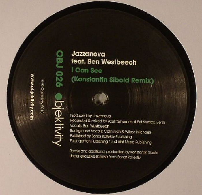 JAZZANOVA feat BEN WESTBEECH - I Can See (Konstantin Sibold remix)