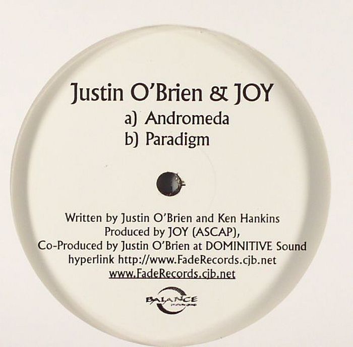 O'BRIEN, Justin & JOY - Andromeda