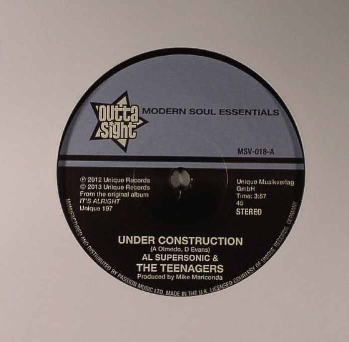 SUPERSONIC, Al/THE TEENAGERS - Under Construction
