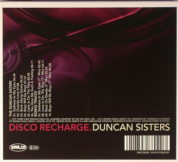 DUNCAN SISTERS Disco Recharge The Duncan Sisters vinyl at Juno Records.