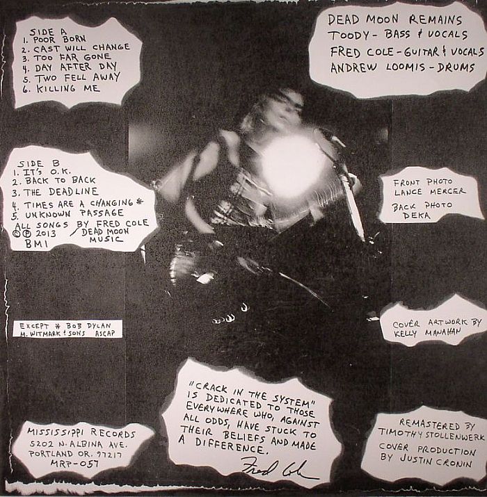DEAD MOON - Crack In The System