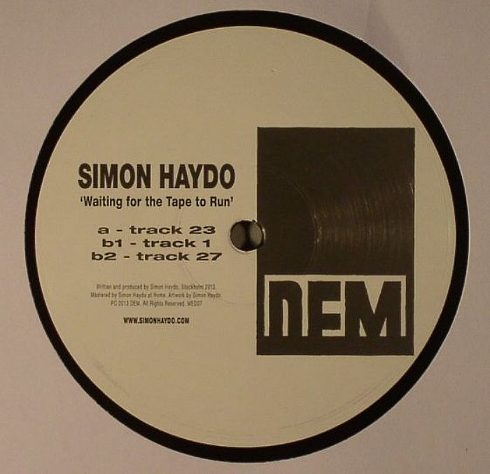 HAYDO, Simon - Waiting For The Tape To Run