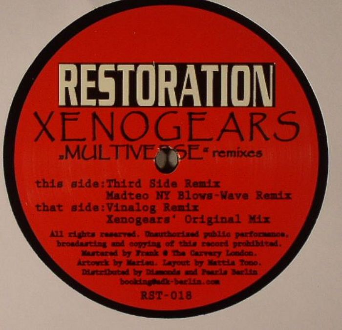 XENOGEARS aka THE ANALOGUE COPS - Multiverse (remixes)