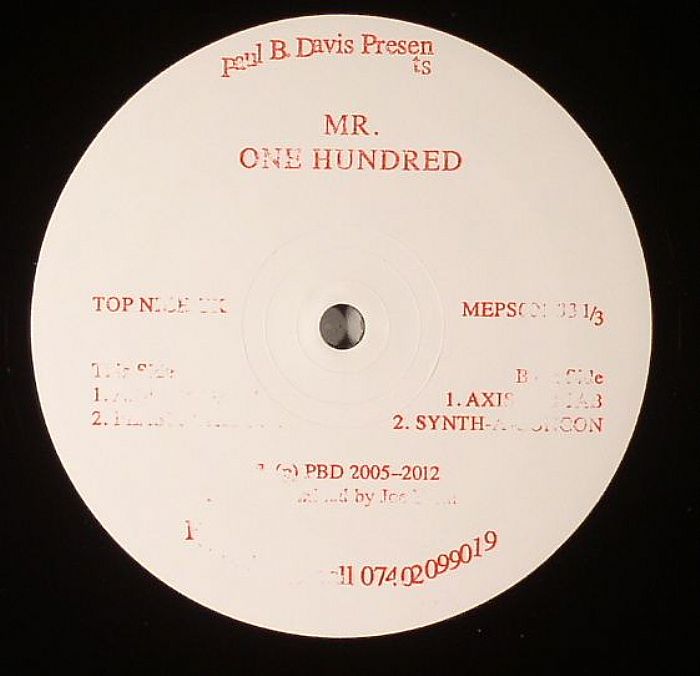 MR ONE HUNDRED - Paul B Davis presents Mr One Hundred