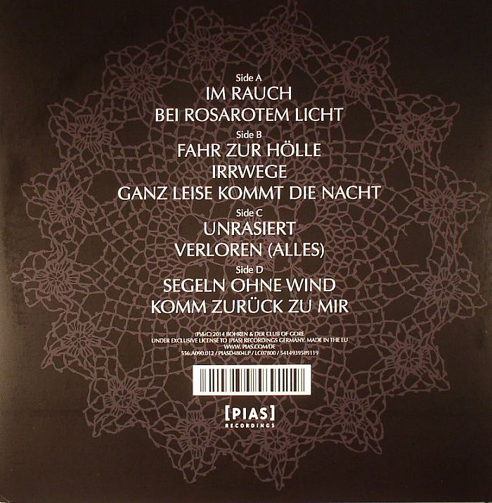 BOHREN & DER CLUB OF GORE - Piano Nights