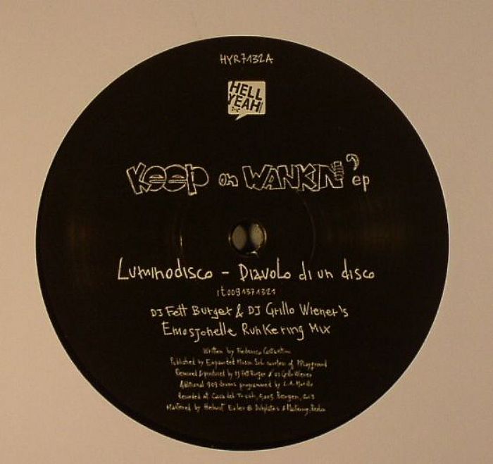 LUMINODISCO/MARGOT - Keep On Wankin' EP