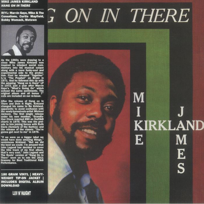 JAMES KIRKLAND, Mike - Hang On In There (reissue)