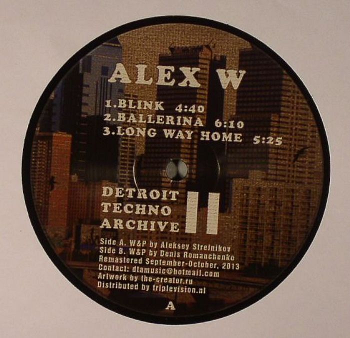 ALEX W/DENIZO - Detroit Techno Archive II