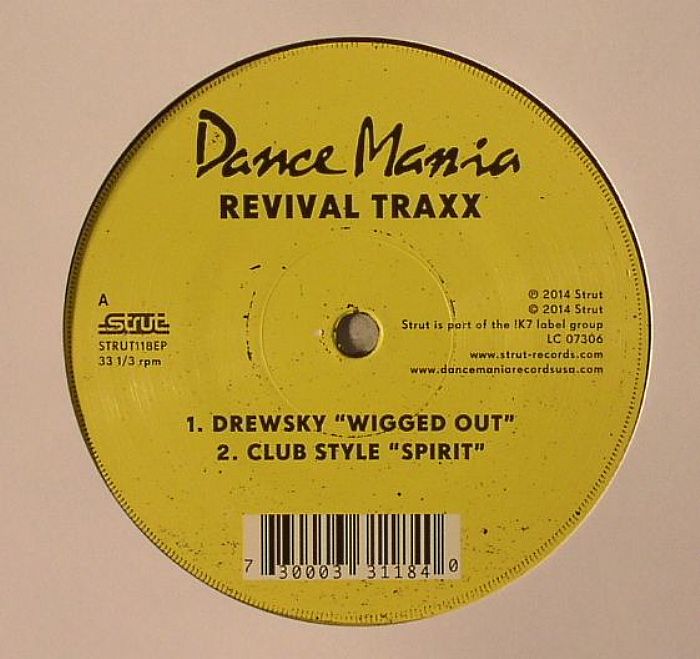 DREWSKY/CLUB STYLE/RHYTHM II RHYTHM - Dance Mania: Revival Traxx (Record Store Day 2014)