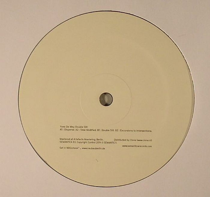 DE MEY, Yves - Double Slit
