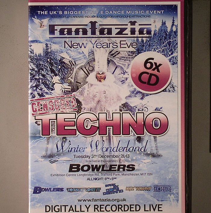 SCORPIO/DROKZ/ADDICTION/VORTEX/TONES/JAKE NICJOLLS/VARIOUS - Fantazia: New Years Eve Techno Winter Wonderland (Recorded Live At Bowlers 31st Dec 2013)