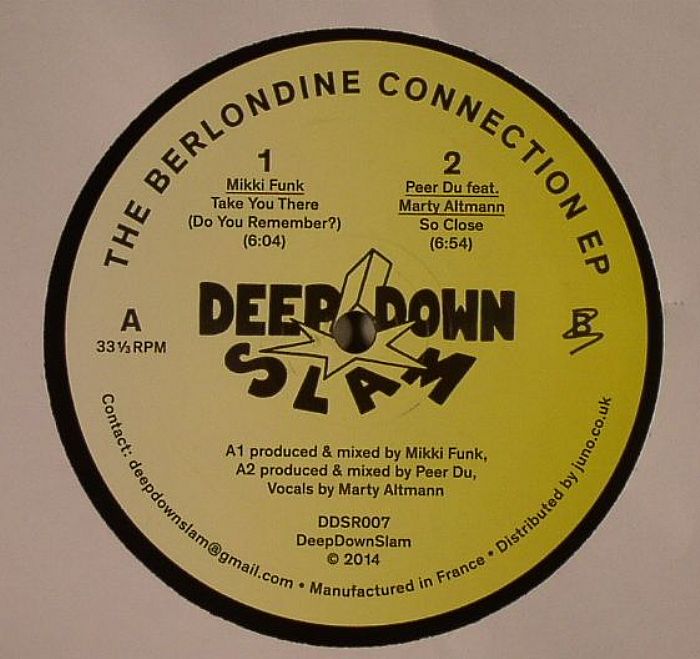 MIKKI FUNK/PEER DU - The Berlondine Connection EP