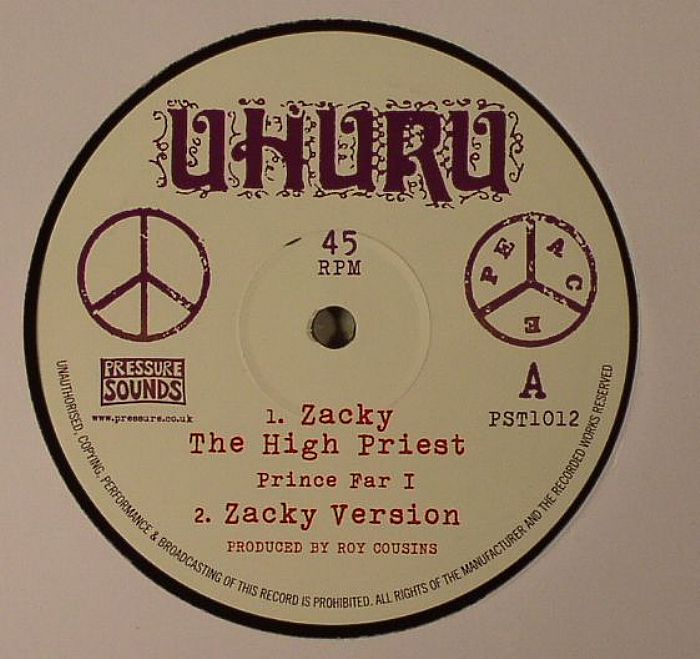 PRINCE FAR I/JUNIOR REID - Zacky The High Priest