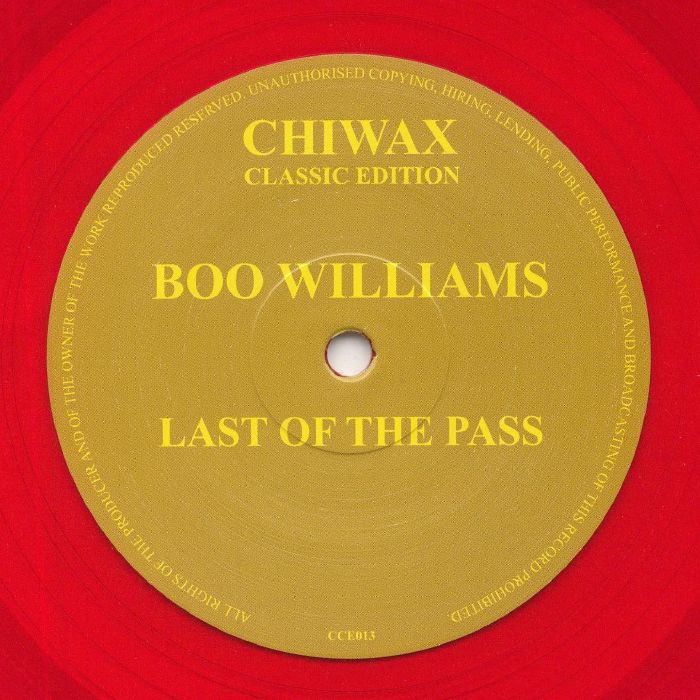 BOO WILLIAMS - Last Of The Pass