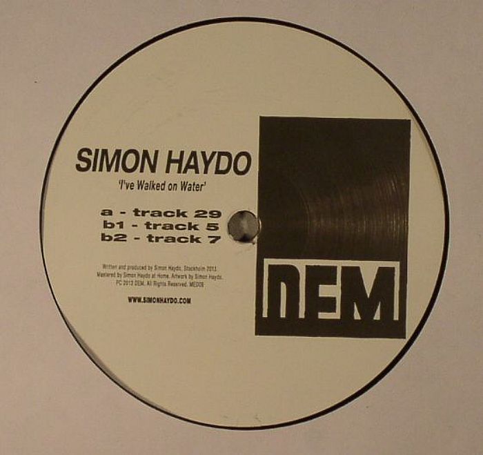 HAYDO, Simon - I've Walked On Water