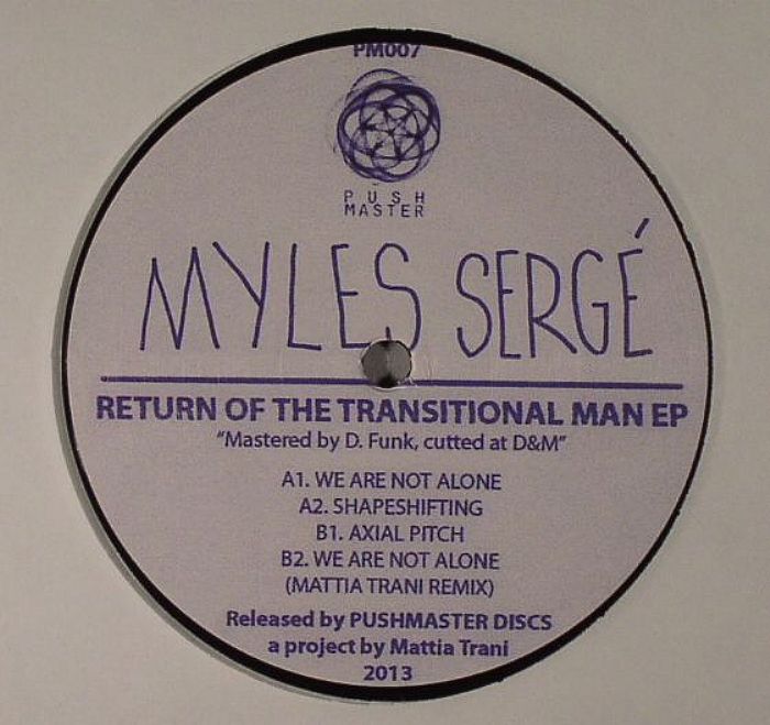 SERGE, Myles - Return Of The Transitional Man EP