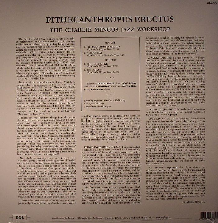 Pithecanthropus Erectus Charles Mingus