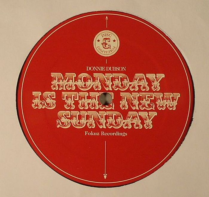 DUBSON, Donnie - Monday Is The New Sunday E/F