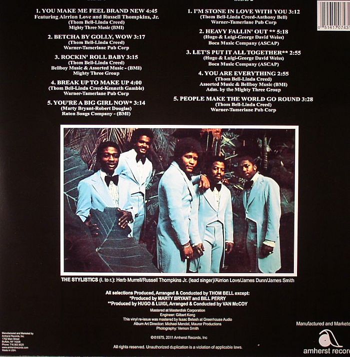 The STYLISTICS The Best Of The Stylistics Vinyl at Juno Records.