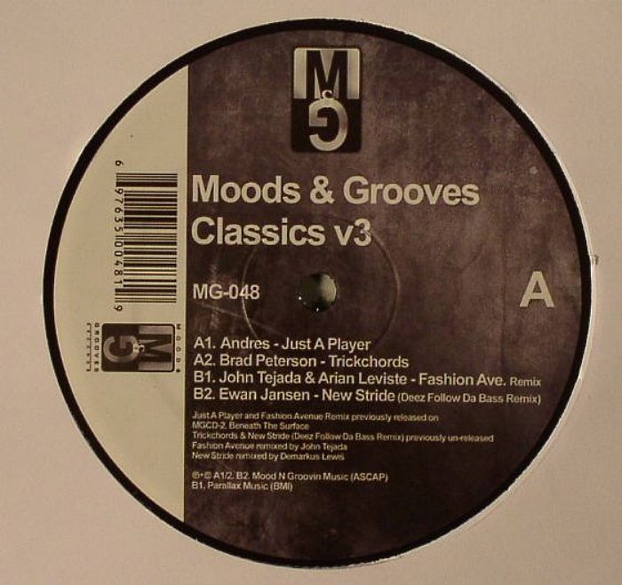 ANDRES/BRAD PETERSON/JOHN TEJADA/ADRIAN LEVISTE/EWAN JANSEN - Moods & Grooves Classics V3