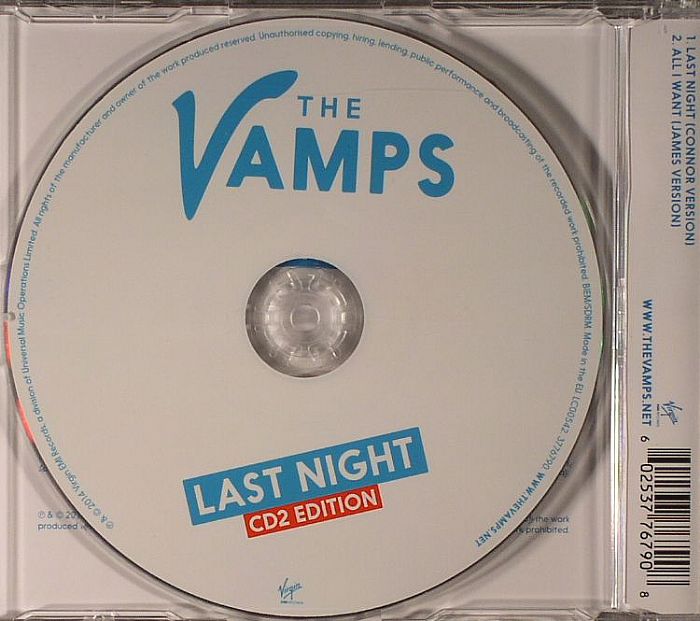 VAMPS, The - Last Night (CD 2 Edition)