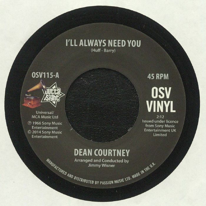 COURTNEY, Dean - I'll Always Need You