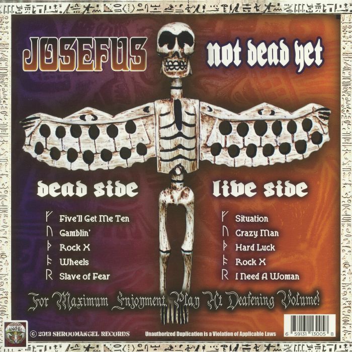 JOSEFUS - Not Dead Yet: Unreleased 1978 Studio Sessions & Live