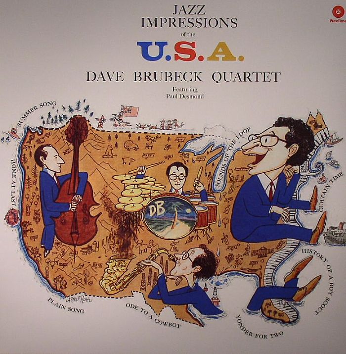 DAVE BRUBECK QUARTET - Jazz Impressions Of The USA (remastered)