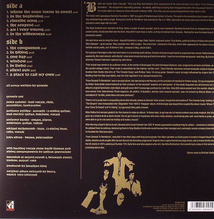 GENESIS - From Genesis To Revelation