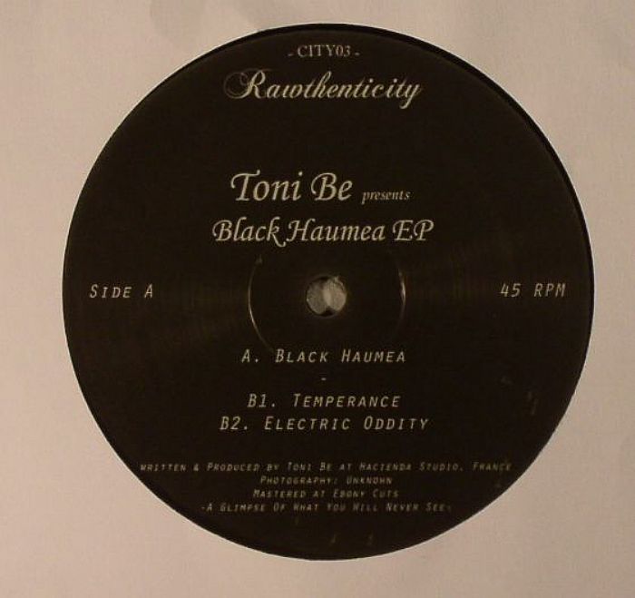 BE, Toni - Black Haumea EP
