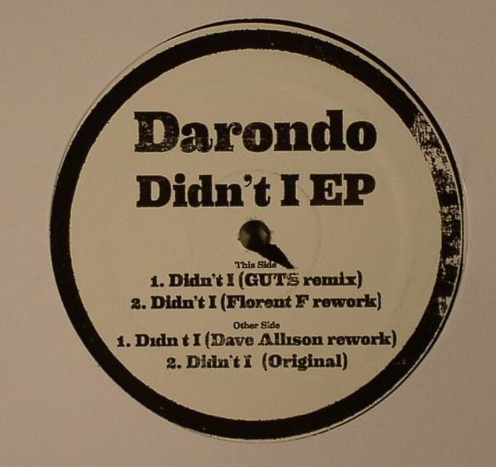 DARONDO - Didn't I EP