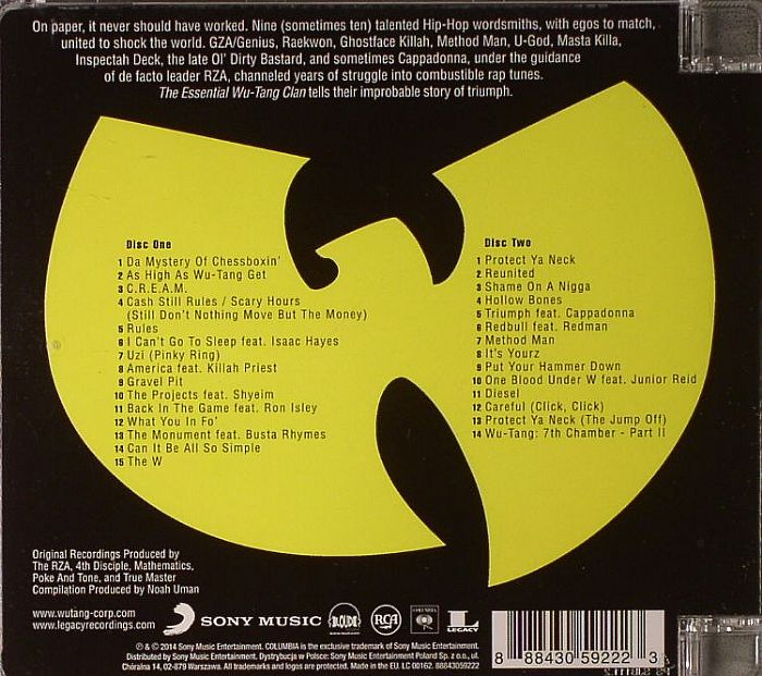 WU TANG CLAN The Essential CD At Juno Records.