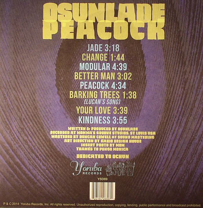 OSUNLADE - Peacock
