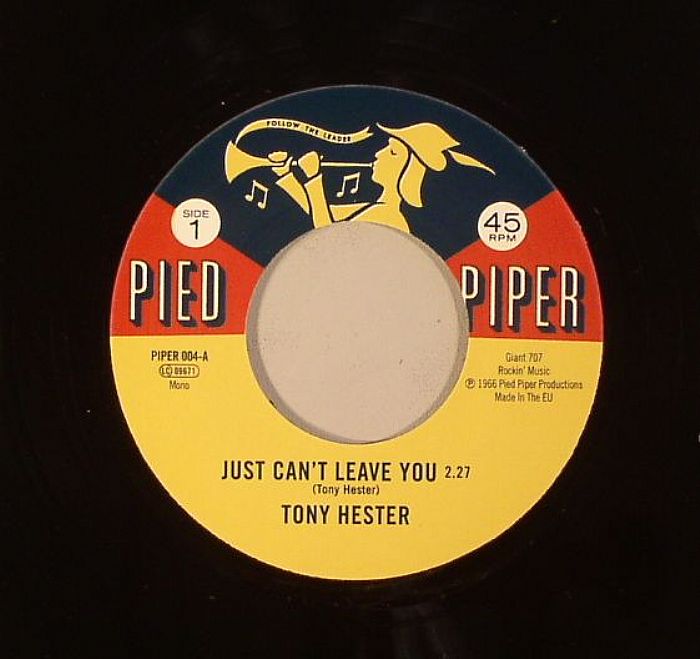 HESTER, Tony/FREDDY BUTLER - Just Can't Leave You