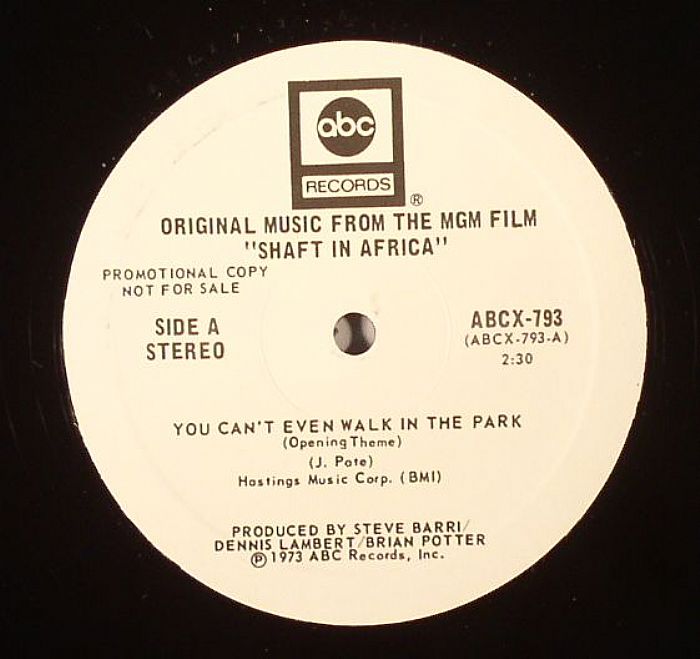 PATE, Johnny - You Can't Even Walk In The Park (Soundtrack) (stereo)