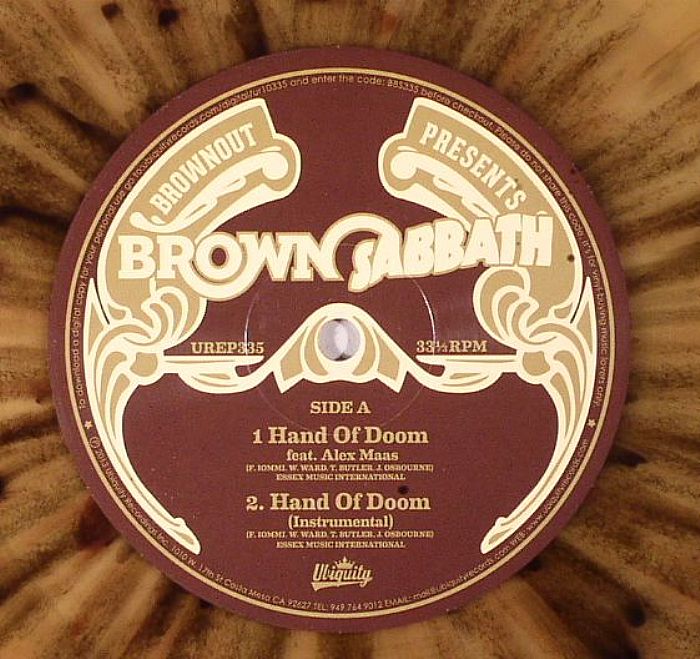 BROWNOUT presents BROWN SABBATH - Hand Of Doom