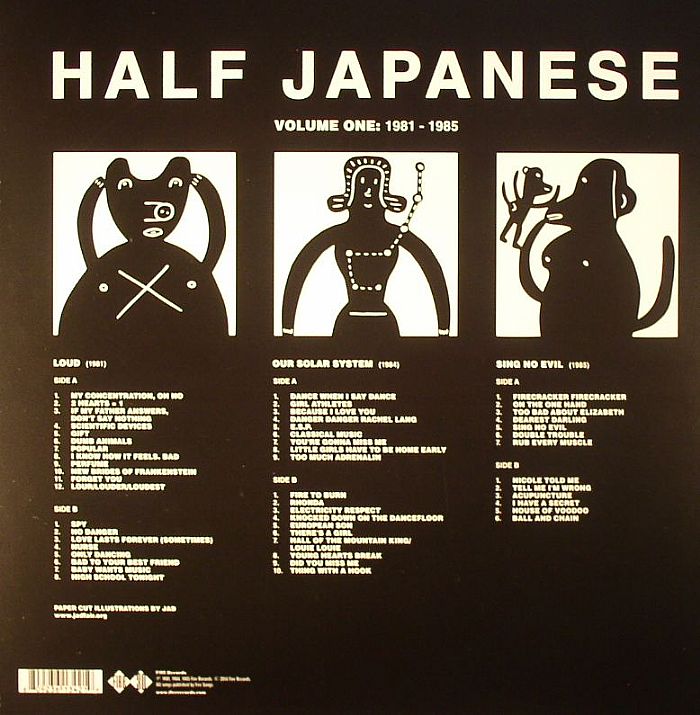 HALF JAPANESE - Volume One: 1981-1985 (Record Store Day 2014)