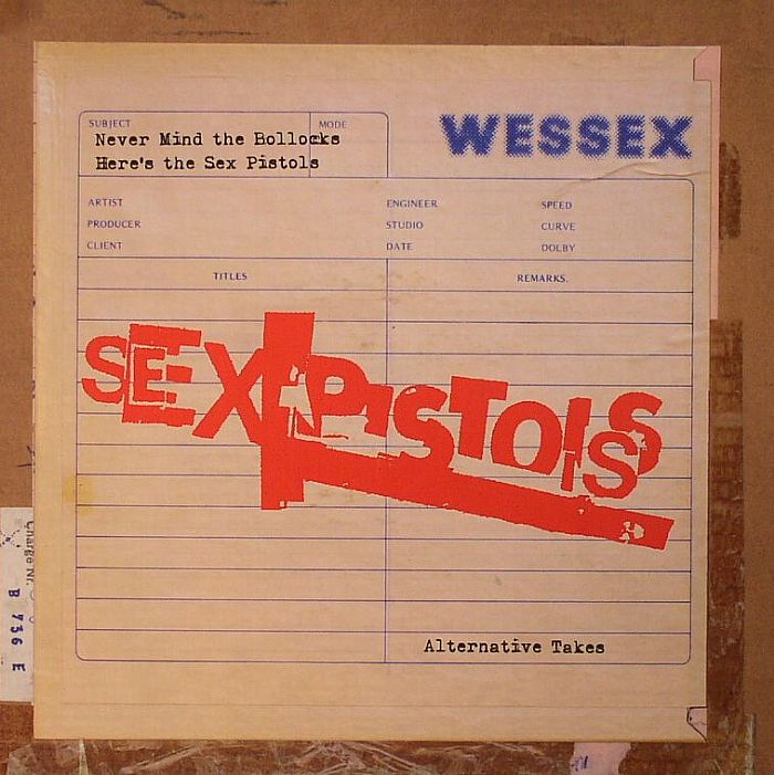 SEX PISTOLS - Never Mind The Bollocks Here's The Sex Pistols: Alternative Takes (Record Store Day 2014)