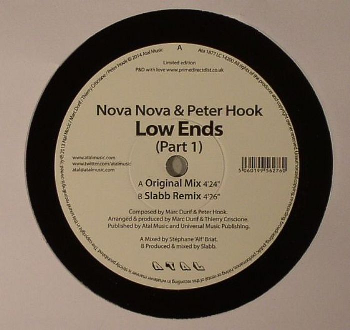 NOVA NOVA/PETER HOOK - Low Ends (Part 1) (Record Store Day 2014)