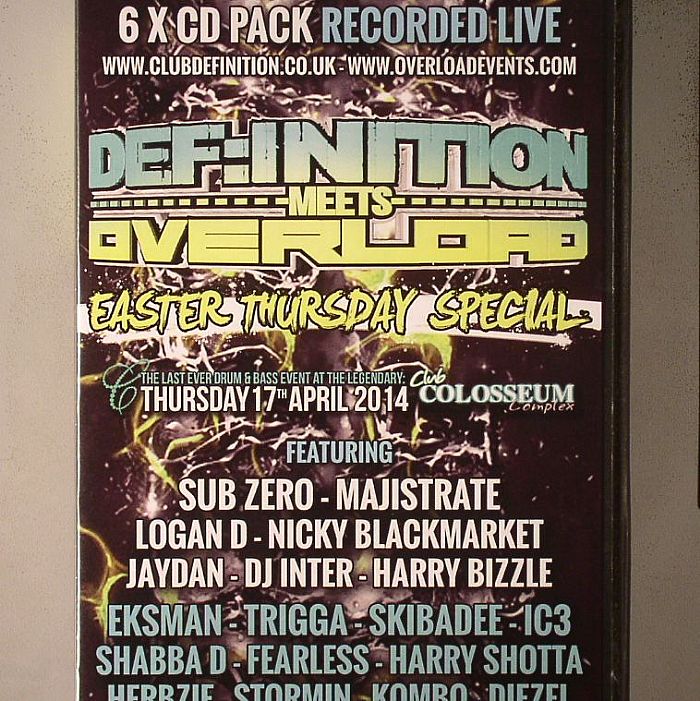 MAJISTRATE/LOGAN D/SUB ZERO/INTER/HARRY BIZZLE/JAYDAN/NICKY BLACKMARKET/VARIOUS - Definition Meets Easter Thursday Special: Recorded Live Thursday 17th April 2014 Club Colosseum Complex