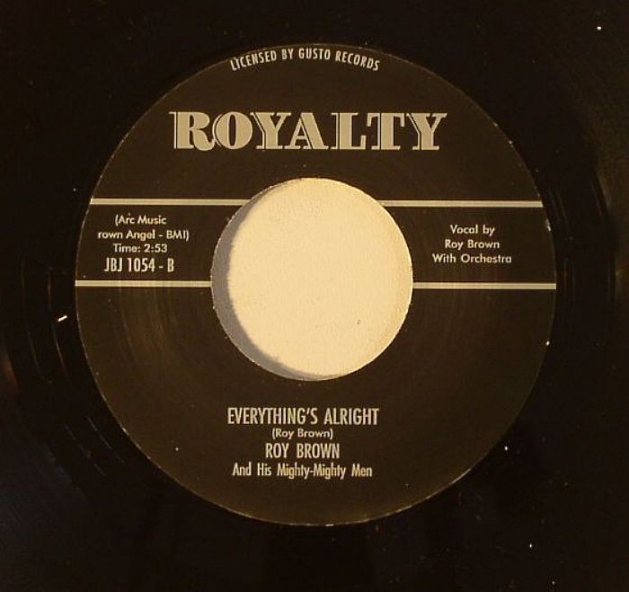 BROWN, Roy & HIS MIGHTY MIGHTY MEN - Good Rockin' Man