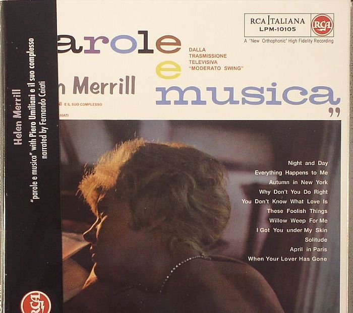 MERRILL, Helen - Parole E Musica (remastered)