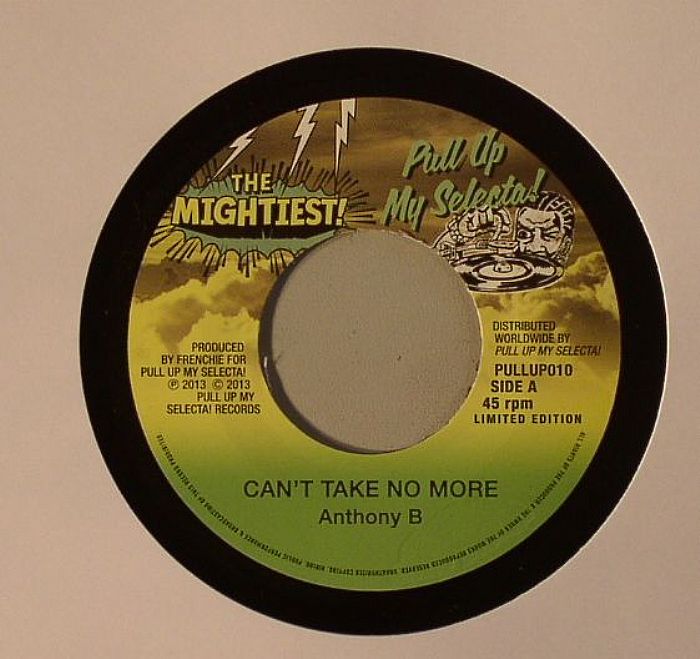 ANTHONY B/MR VEGAS - Can't Take No More (The Mightiest/Number One Station Riddim)